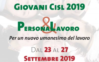 Campo scuola giovani Cisl 2019