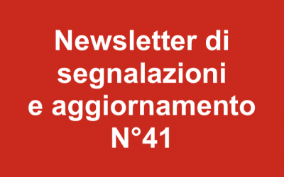 Newsletter 41 – Marzo 2019