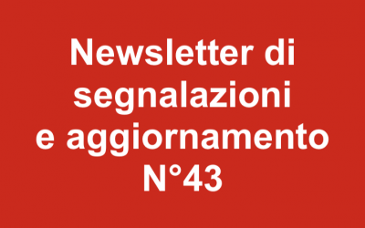 Newsletter 43 – Giugno 2019