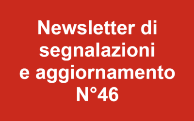 Newsletter 46 – Dicembre 2019