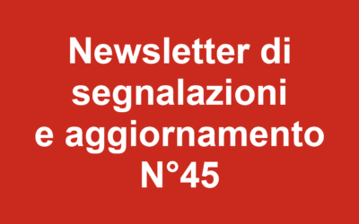 Newsletter 45 – Ottobre 2019