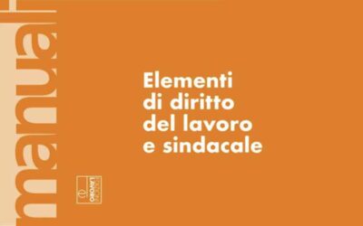 Elementi di diritto del lavoro e sindacale