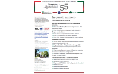 Newsletter Formazione Progettazione Ricerca Europea N°55