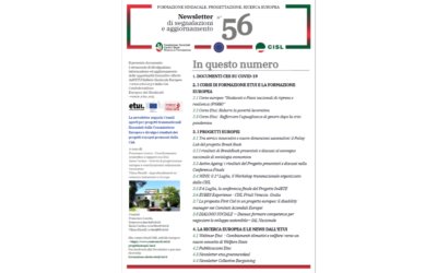 Newsletter Formazione Progettazione Ricerca Europea N°56