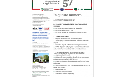 Newsletter Formazione Progettazione Ricerca Europea N°57