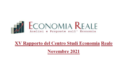 XV Rapporto del Centro Studi Economia Reale Novembre 2021
