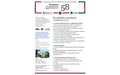 Newsletter Formazione Progettazione Ricerca Europea N°58