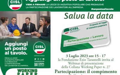 Salva la data Webinar 3 Luglio