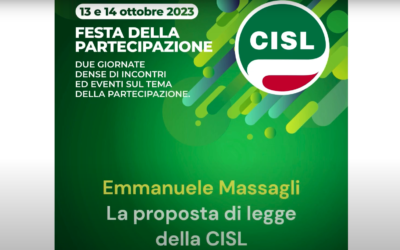 Intervento del Presidente della Fondazione Ezio Tarantelli Emmanuele Massagli ad Alessandria: la proposta sulla partecipazione della CISL